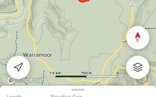 Walumarra Trek Route